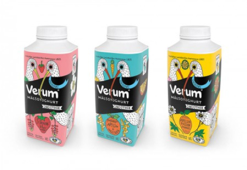 Новый образ для йогурта Verum 