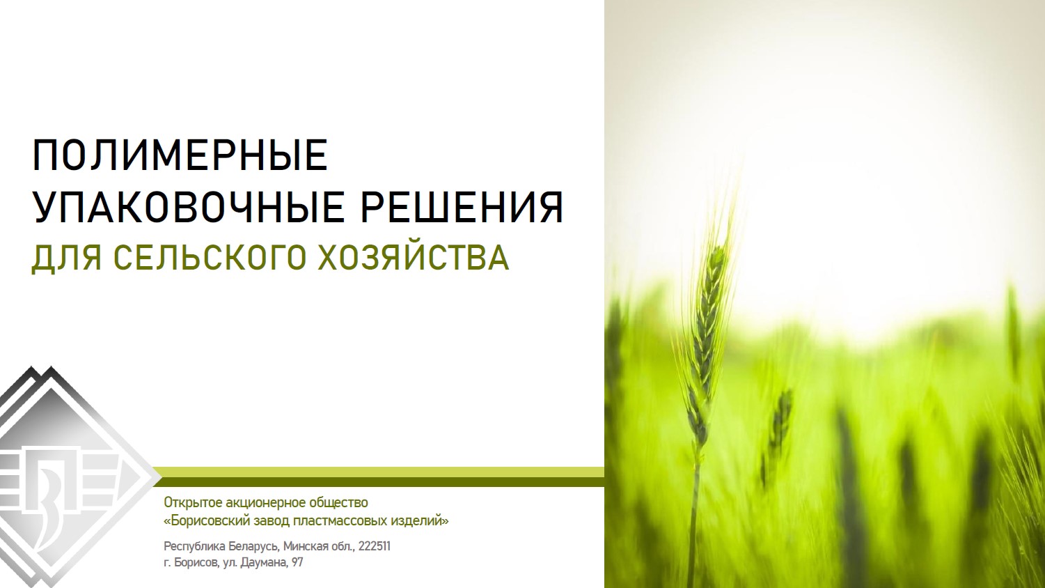 Борисовский завод пластмассовых изделий