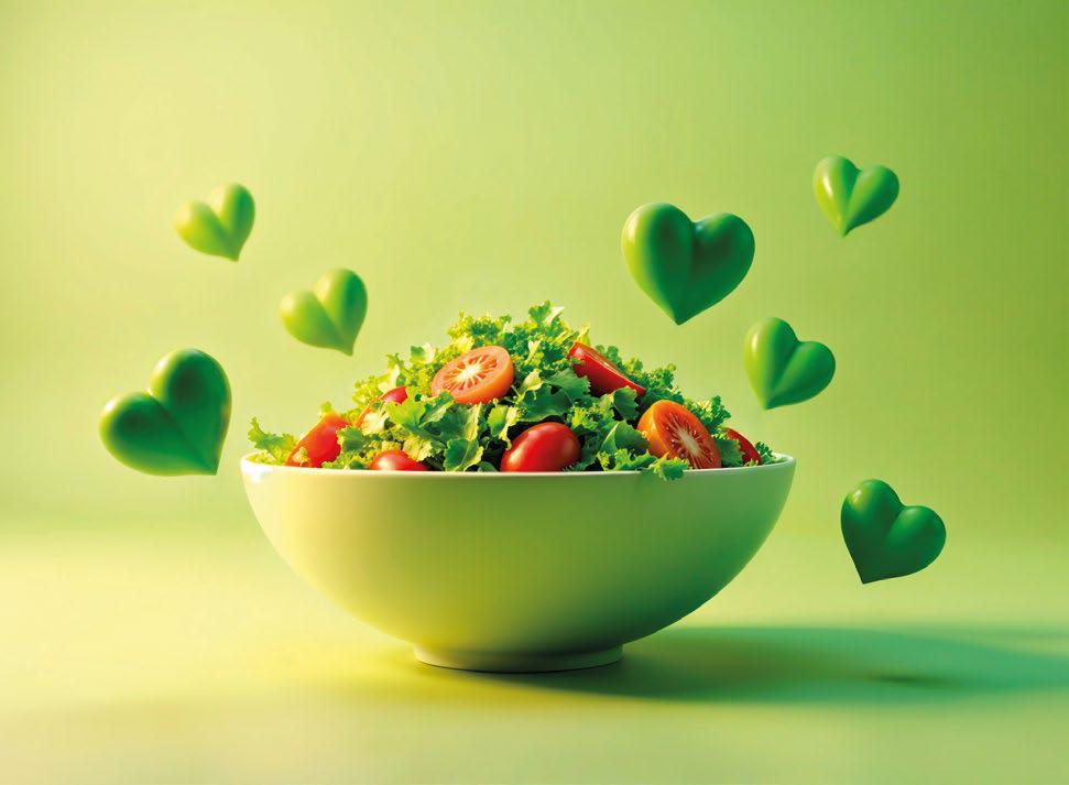 Здоровье начинается с простого выбора — зелёного салата вместо фастфуда