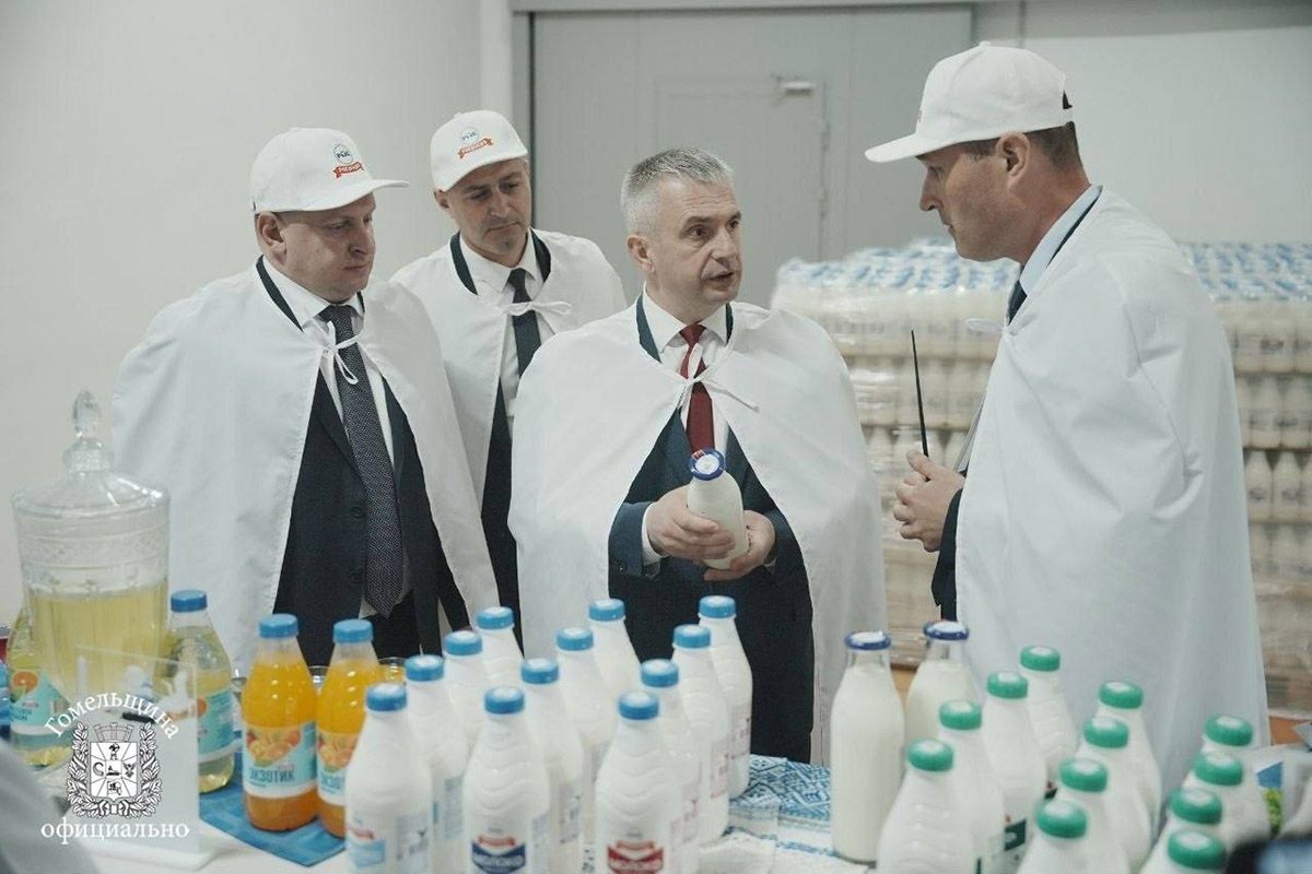 Крупко ознакомился с результатами модернизации и экспортным потенциалом Жлобинского молочного завода