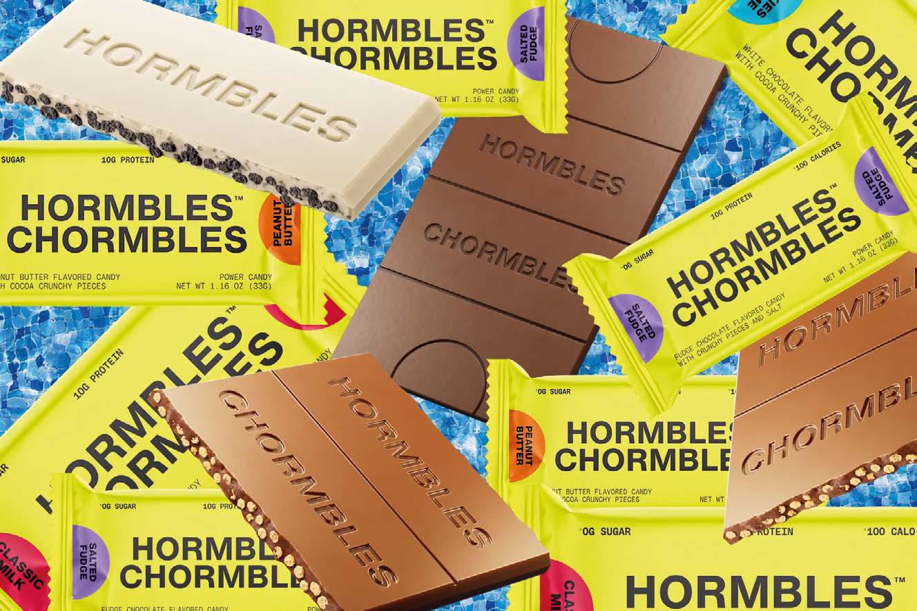 Американский стартап Hormbles Chormbles вывел на рынок линейку шоколадных батончиков на основе сывороточного и молочного протеина