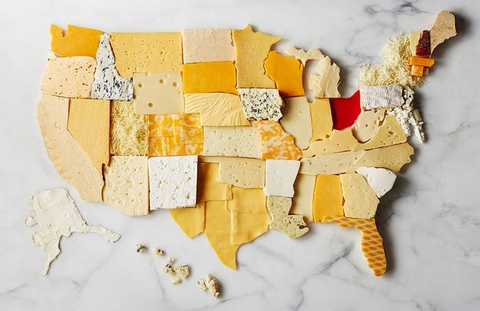 сыр, США, потребление, на душу населения
