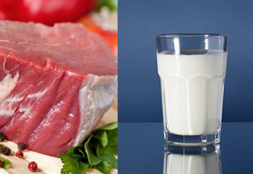 В Беларуси ежегодно производят 828 кг молока и 137 кг мяса на душу населения