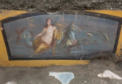 При раскопках Помпеи нашли древний бар и «рекламу фастфуда»
