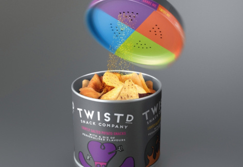 Покрути и приправь: Дизайнеры придумали необычную упаковку для чипсов Twistd