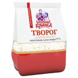 Творог «Деревенский», м. д. ж. 9 %