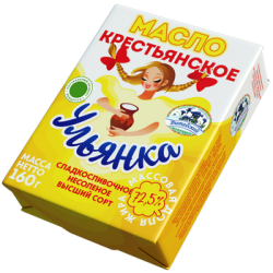 Масло крестьянское, м. д. ж. 72,5 %