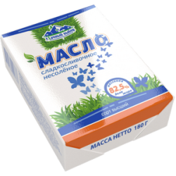 Масло сладкосливочное, м. д. ж. 82,5 %