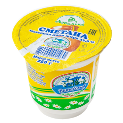 Сметана, м. д. ж. 23 %