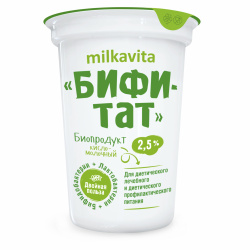 Биопродукт кисломолочный «Бифитат» диетического лечебного и диетического профилактического питания, м. д. ж. 2,5 %