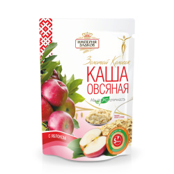 Каша овсяная с яблоком