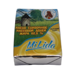 Масло сладкосливочное несолёное, м. д. ж. 82,5 %