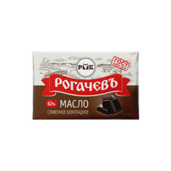 Масло сливочное шоколадное, м. д. ж. 62 %