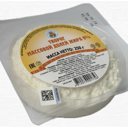 Творог, м. д. ж. 9 %