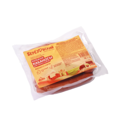 Изделие колбасное варёно-копчёное мясное колбаски «Кабаносы для гриля с сыром»