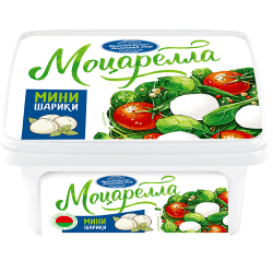 Cыр мягкий «Моцарелла» мини, м. д. ж. 45 %