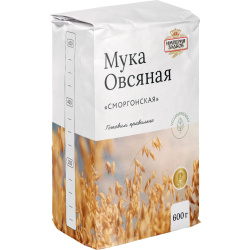 Мука овсяная «Сморгонская», ТМ «Империя злаков»